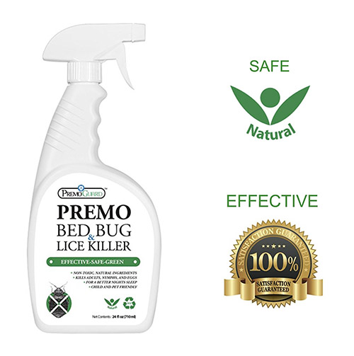 Premo bed bug lice killer, effective safe green