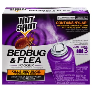 A pest control fogger - Hot Shot Bed Bug & Flea Fogger